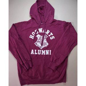 Harry Potter Hogwarts Alumni Hoodie Wizarding World Sz M